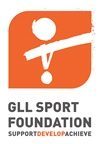GLL Sport Foundation logo, who sponsors Swindon ice skating coach Harry Mattick